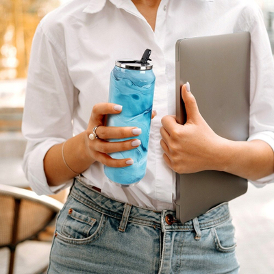 Termos Orion Travel Mug Can, 700 ml, inoks, blu