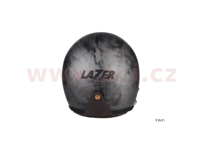Helmetë moto Mambo Evo Cafe Racer Lazer, e hapur, vizor dielli, imitim alumini