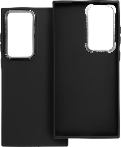 Maskë telefoni Frame për Samsung Galaxy S23 Ultra, TPU, mbron kamerën, e zezë
