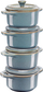 Set enësh qeramike Staub Ceramic Cocotte, 200 ml, 4 copë, shumëngjyrëshe