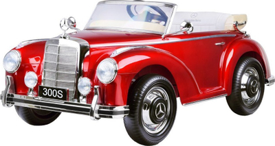 Makina elektrike për fëmijë Mercedes-Benz 300S, 12V, me telekomandë, e kuqe