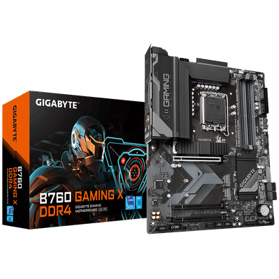 Pllakë amë Gigabyte B760 Gaming X, DDR4, LGA1700, e zezë