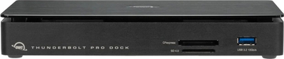 Dock Thunderbolt OWC Thunderbolt Pro Dock, USB 3.2, lexues karte CFexpress SD, e zezë