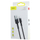 Kabllo USB Baseus Cafule USB A në Lightning, 3m, 2A, zi gri