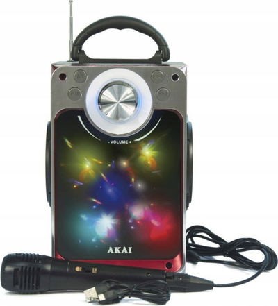 Kujë portative Akai CEU7300 BT, Bluetooth, me mikrofon, shumëngjyrësh