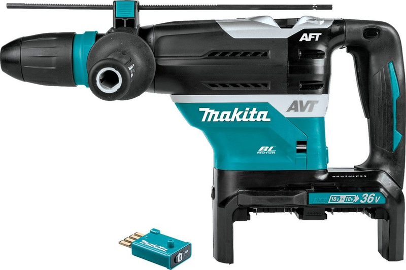 Çekiç rrotullues me bateri Makita DHR400ZKUN, 2 x 18V, 8J, blu