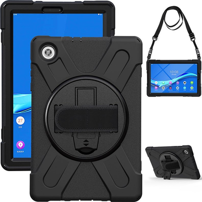 Mbulesë tableti eStuff për Lenovo TAB M10 HD 2nd Gen, kapak mbrojtës, e zezë