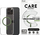 Këllëf PanzerGlass 0 CARE Flagship, për iPhone 16 Pro Max, MagSafe, jeshile transparente