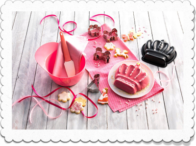 Set forma pjekje Kaiser Piccantini, katrore 8cm, 2 copë