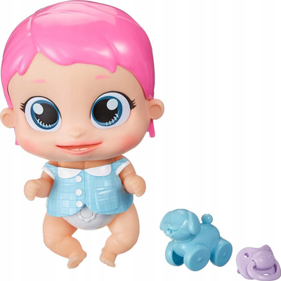 Lodër kukull IMC Toys Laffies Greta 92174, bebe interaktive, flokë rozë, me ngjyra