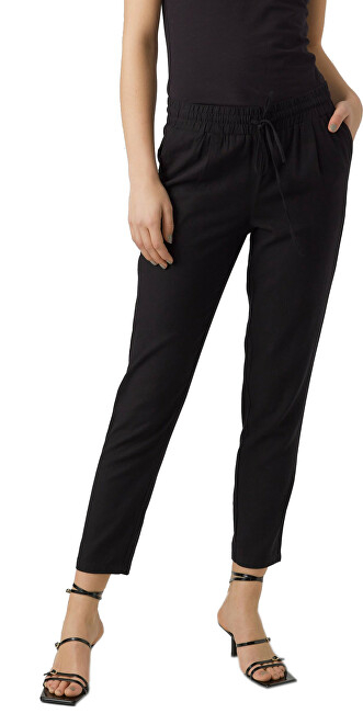 Pantallona VERO MODA VMJESMILO Regular Fit, të zi