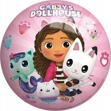Top lodre Simba Ball John Gabby’s Dollhouse, 23 cm, plastik, rozë shumëngjyrësh