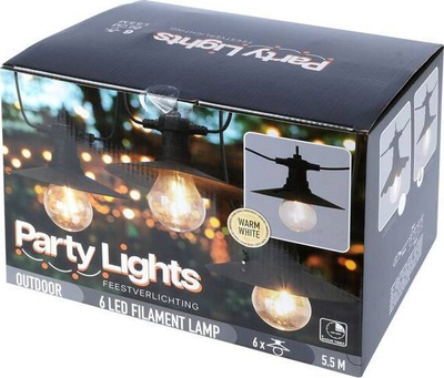 Dritë dekorative kopshti, 6 llamba LED, dritë e ngrohtë
