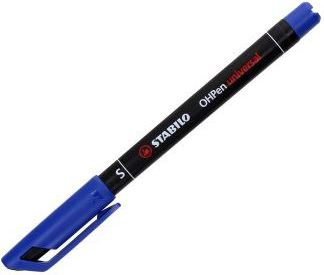Marker Stabilo OHPen 841/41, 0.4mm, blu