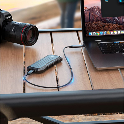 Kuti e jashtme SSD Orico OXS2C3-G2, për M.2 NVMe/SATA, USB-C 3.2, gri