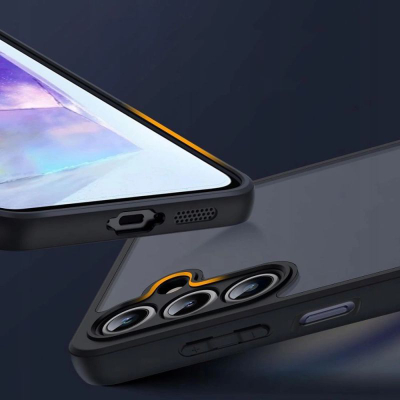 Mbrojtëse telefoni Tech-Protect Magmat, Xiaomi Redmi 14C Poco C75, TPU PC, e zezë mat