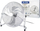 Freskuese Blow Circulator (44 - 065#), 110W, e argjendtë