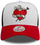 Kapele New Era Womens Rhinestone Red A Frame Trucker, snapback, e kuqe
