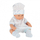 Kukull bebe Mega Creative Baby Doll 33 cm, trup gome, 33 cm, bojë e hapur