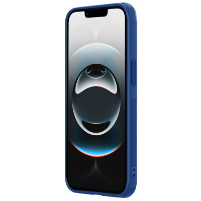 Маска за телефон Nillkin Super Frosted Pro, за iPhone 16e, против лизгање, сина