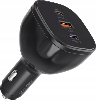 Karikues makine Choetech 160W PD 3.1, 2x USB-C, USB-A, i zi