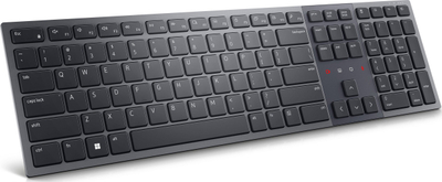 Tastierë pa tela Dell Premier Collaboration KB900, Bluetooth USB-C, layout DE SK, e zezë