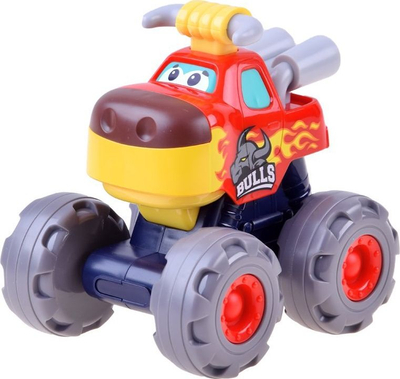 Set lodrash makina monster truck Hola, 3 copë, me prapambetje, shumëngjyrëshe