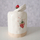 Kavanoz qeramik për ruajtje Family Garden Storage Jar Strawberry, i lartë, i bardhë me luleshtrydhe