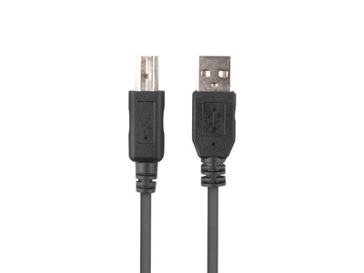 Kabllo USB Lanberg, USB-A me USB-B, 1 metër, 2.0, e zezë