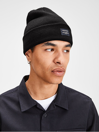 Kapelë dimri Jack & Jones, e zezë