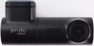 Камера за автомобил Prido Easy 4K, Wi‑Fi, USB‑C, црна