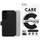 <![CDATA[Kopertinë telefoni PanzerGlass CARE by Feature Case Tango, portofol 2-n-1, Qi kompatibile, për Samsung S25 Edge, e zezë]]>