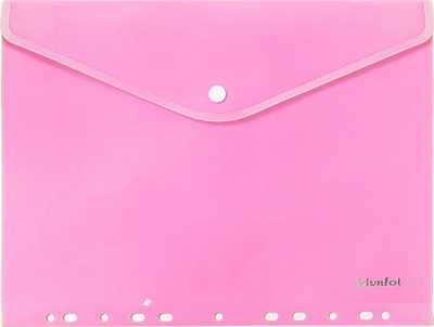 Folder varës për dokumente A4, plastikë PP, pastel rozë