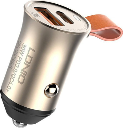 Karikues makine LDNIO C509Q, 30W, USB USB-C, gold
