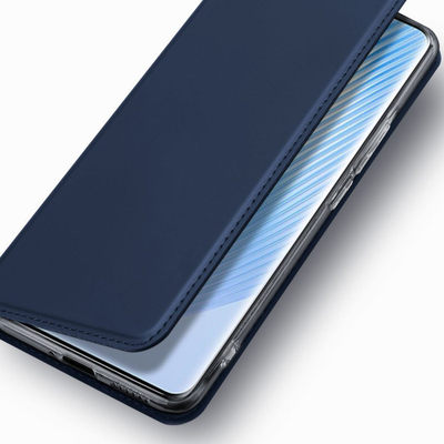Kapak telefoni Dux Ducis Skin Pro për Honor Magic5, tip portofol, me stand, blu