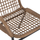 Kolltuk Spano prej alumini 55,5x58x81Hcm (HM6046), bezhë