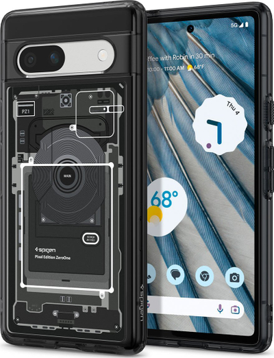 Mbulesë telefoni Spigen Ultra Hybrid Zero One për Google Pixel 7a, transparente