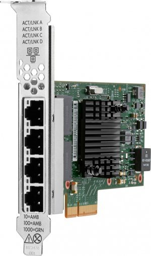 Adapter rrjeti HPE I350 T4, PCIe 2.0 x4, 4x Gigabit Ethernet