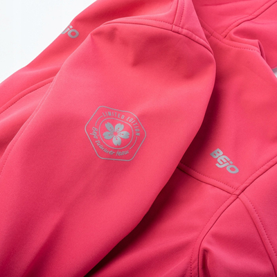 Jakne softshell për fëmijë Bejo Juvia Jr, me kapuç, e papërshkueshme nga uji, blu