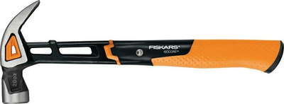 Çekiç marangozësh Fiskars 1027202, me dorezë plastike, 450 g