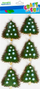 Sticker 3D dekorativ Craft With Fun Christmas Tree, motiv bredhi Krishtlindjesh, shumëngjyrësh