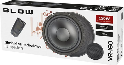 Компонентни звучници за автомобил BLOW 30-846, 6.5", 150W, 4 Ohm, црни