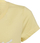 Bluzë për kalamaj adidas 3 BAR G Tee Jr HL1619, pambuk, e verdhë