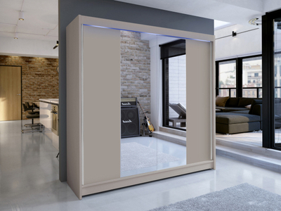 Dollap TALIN II + LED, Bezhë