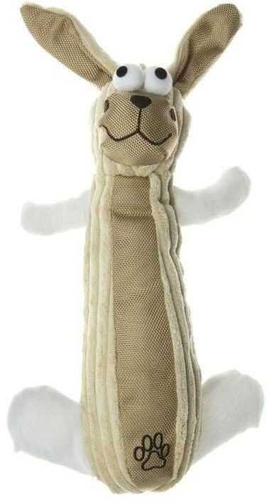 Играчка за кучиња зајче без марка, најлон, 30 cm, беж