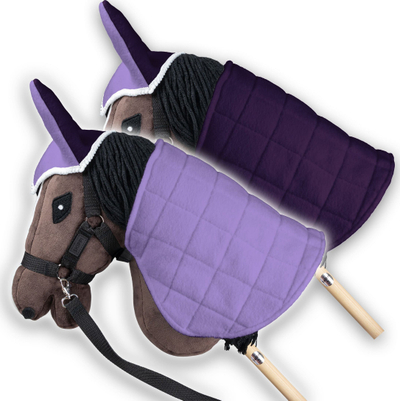 Batanije Foster Hobby Horse, poliestër, e rregullueshme, heather dhe plum