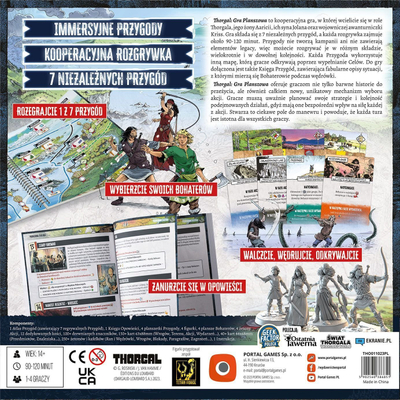 Lojë tavoline Portal Games Thorgal, kooperative, 2.33kg, shumëngjyrëshe