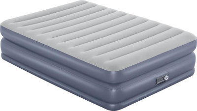 Dyshek ajri Bestway Tritech QuadComfort, dopio 203x152x51cm, me pompë elektrike, gri