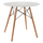 Tavolinë ngrënieje HomeMarkt Minimal HM0059.01, rrumbullake 80cm, MDF, e bardhë
