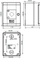 Итен копче Spamel SP22 B 01 OBC B, 1NO, IP55, црвено